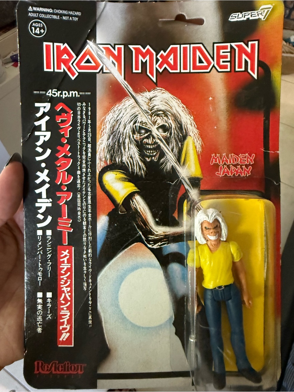 IRON MAIDEN Maiden Japan - Eddie (2021 official Super7 collectible figure NIB
